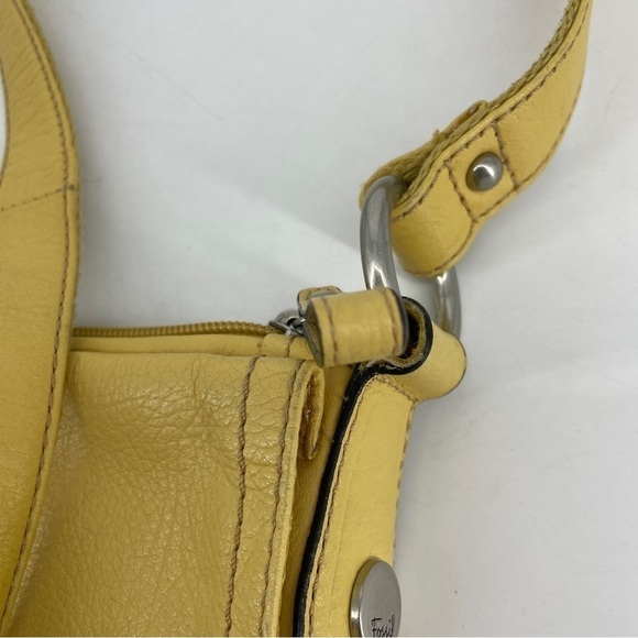 Fossil Yellow shoulder bag leather - Picture 8 of 10